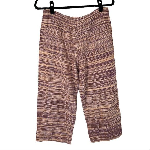 Primitive Pink & Purple Striped Capri Pants - Picture 6 of 6